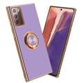 Miniatyrbilde 1 av 8: Deksel til Samsung Galaxy NOTE 20 med ring Etui av fleksibel TPU-silikon, med kamerabeskyttelse magnetisk bilholder