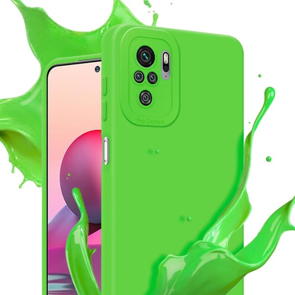 Xiaomi RedMi NOTE 10 4G / RedMi NOTE 11 4G Fodral Skal Case Cover av flexibelt TPU-silikon Bobilskydd