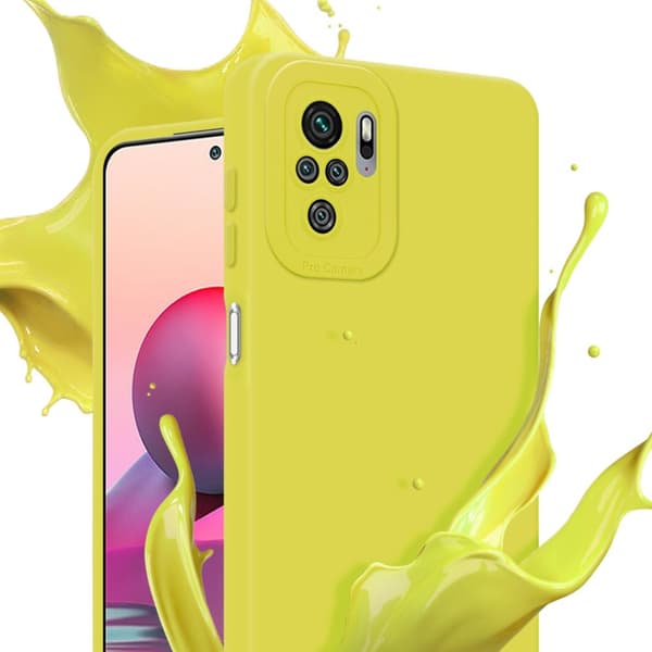 Xiaomi RedMi NOTE 10 4G / RedMi NOTE 11 4G Fodral Skal Case Cover av flexibelt TPU-silikon Bobilskydd