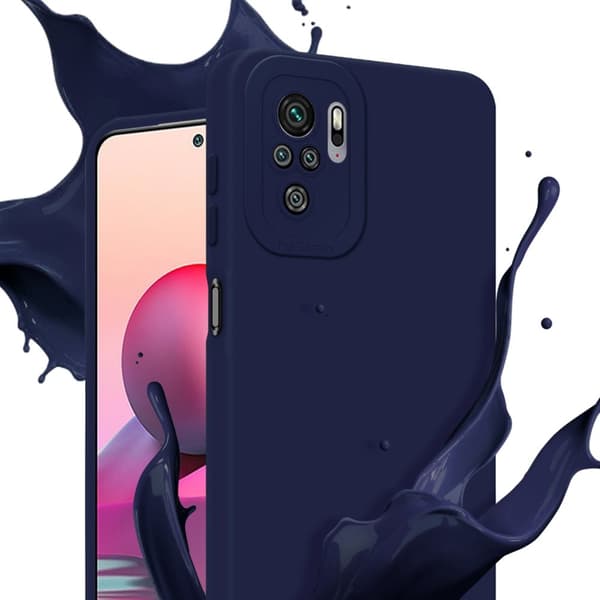 Xiaomi RedMi NOTE 10 4G / RedMi NOTE 11 4G Fodral Skal Case Cover av flexibelt TPU-silikon Bobilskydd