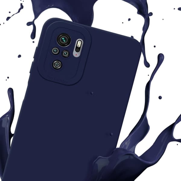 Xiaomi RedMi NOTE 10 4G / RedMi NOTE 11 4G Fodral Skal Case Cover av flexibelt TPU-silikon Bobilskydd