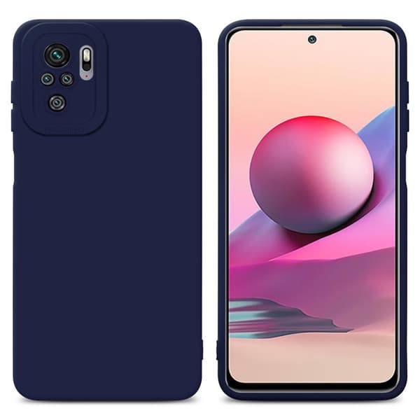 Xiaomi RedMi NOTE 10 4G / RedMi NOTE 11 4G Fodral Skal Case Cover av flexibelt TPU-silikon Bobilskydd