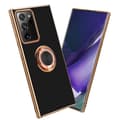 Miniatyrbilde 1 av 8: Deksel til Samsung Galaxy NOTE 20 ULTRA med ring Etui av fleksibel TPU-silikon, med kamerabeskyttelse magnetisk bilholder