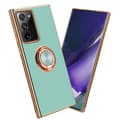 Miniatyrbilde 1 av 8: Deksel til Samsung Galaxy NOTE 20 ULTRA med ring Etui av fleksibel TPU-silikon, med kamerabeskyttelse magnetisk bilholder