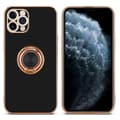 Miniatyrbilde 3 av 8: Deksel til iPhone 11 PRO med ring Etui av fleksibel TPU-silikon, med kamerabeskyttelse magnetisk bilholder