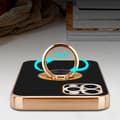 Miniatyrbilde 6 av 8: Deksel til iPhone 11 PRO med ring Etui av fleksibel TPU-silikon, med kamerabeskyttelse magnetisk bilholder