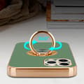 Miniatyrbilde 6 av 8: Deksel til iPhone 11 PRO med ring Etui av fleksibel TPU-silikon, med kamerabeskyttelse magnetisk bilholder