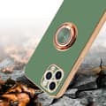 Miniatyrbilde 7 av 8: Deksel til iPhone 11 PRO med ring Etui av fleksibel TPU-silikon, med kamerabeskyttelse magnetisk bilholder