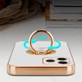 Miniatyrbilde 6 av 8: Deksel til iPhone 11 PRO med ring Etui av fleksibel TPU-silikon, med kamerabeskyttelse magnetisk bilholder