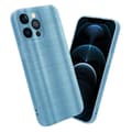 Miniatyrbilde 6 av 8: Deksel til iPhone 12 PRO Beskyttelsesdeksel laget av fleksibel TPU-silikon i børstet design