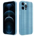 Miniatyrbilde 1 av 8: Deksel til iPhone 12 PRO Beskyttelsesdeksel laget av fleksibel TPU-silikon i børstet design