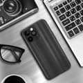 Miniatyrbild 5 av 8: iPhone 12 PRO Skal Fodral Case Cover Mobilskydd av flexibelt TPU-silikon i borstad design