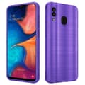 Miniatyrbilde 1 av 8: Deksel til Samsung Galaxy A20 / A30 / M10s Beskyttelsesdeksel laget av fleksibel TPU-silikon i børstet design