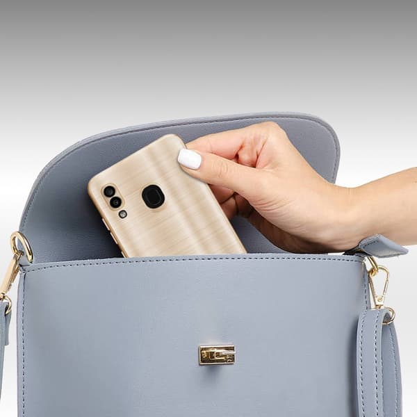 Samsung Galaxy A20 / A30 / M10s Skal Fodral Case Cover Mobilskydd av flexibelt TPU-silikon i borstad design