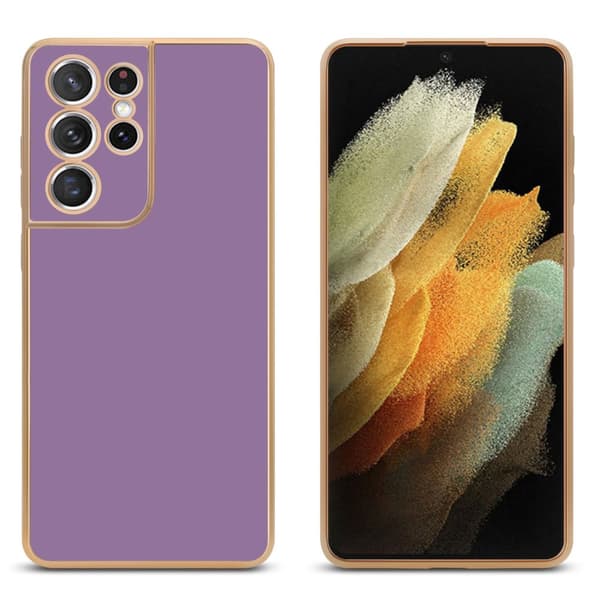 Silikondeksel til Samsung Galaxy S21 ULTRA med kamerabeskyttelse