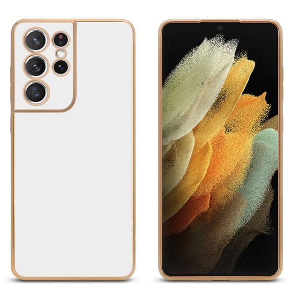 Silikondeksel til Samsung Galaxy S21 ULTRA med kamerabeskyttelse