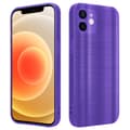 Pikkukuva 1 / 8: iPhone 12 Suojakuori Suojakotelo joustavasta TPU-silikonista harjatulla muotoilulla