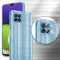 Pikkukuva 7 / 7: Samsung Galaxy A22 4G Suojakuori Suojakotelo joustavasta TPU-silikonista harjatulla muotoilulla