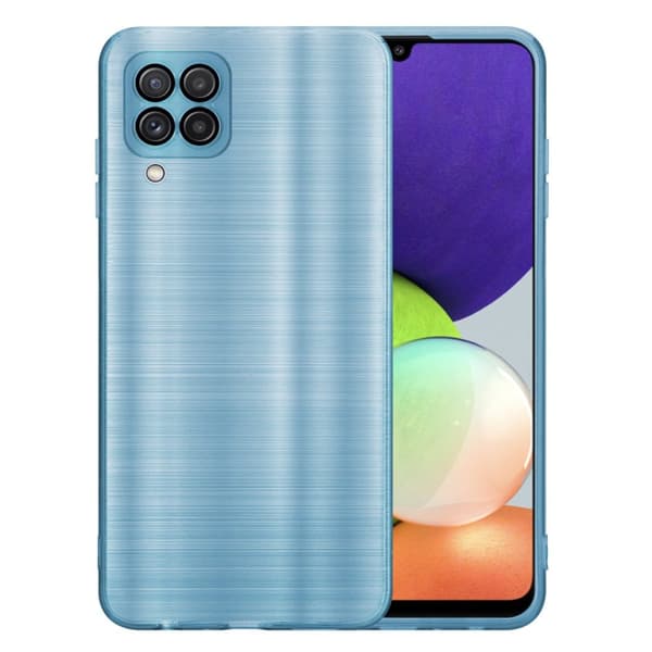 Samsung Galaxy A22 4G Suojakuori Suojakotelo joustavasta TPU-silikonista harjatulla muotoilulla