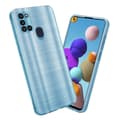 Miniatyrbilde 6 av 8: Deksel til Samsung Galaxy A21s Beskyttelsesdeksel laget av fleksibel TPU-silikon i børstet design