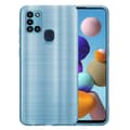 Miniatyrbilde 6 av 11: Deksel til Samsung Galaxy A21s Beskyttelsesdeksel laget av fleksibel TPU-silikon i børstet design