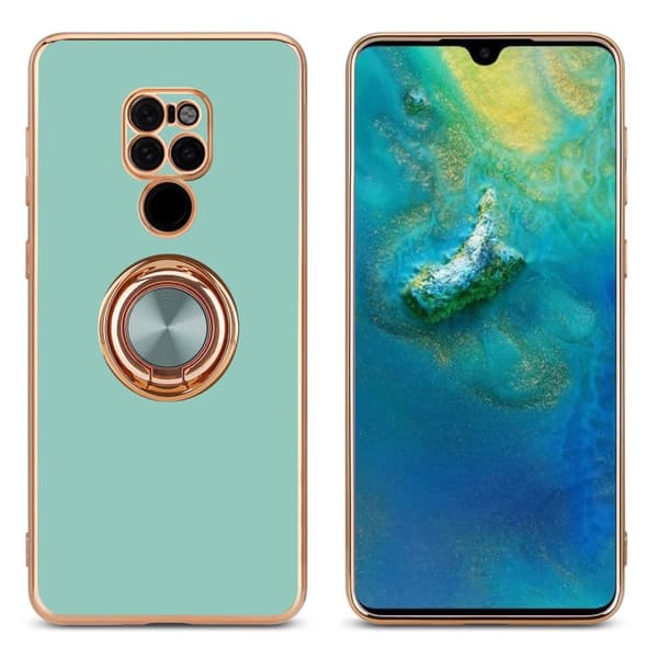 Huawei MATE 20 Suojakuori Suojakotelo valmistettu joustavasta TPU silikonista jossa on kameran suojaus ja magneettinen autoteline
