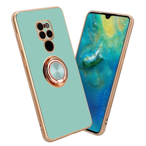 Huawei MATE 20 Suojakuori Suojakotelo valmistettu joustavasta TPU silikonista jossa on kameran suojaus ja magneettinen autoteline