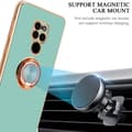 Miniatyrbilde 8 av 8: Deksel til Huawei MATE 20 med ring Etui av fleksibel TPU-silikon, med kamerabeskyttelse magnetisk bilholder