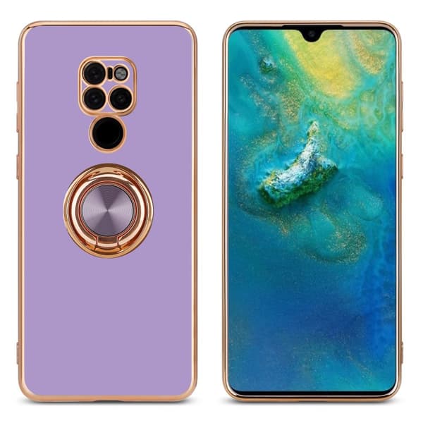 Huawei MATE 20 Suojakuori Suojakotelo valmistettu joustavasta TPU silikonista jossa on kameran suojaus ja magneettinen autoteline