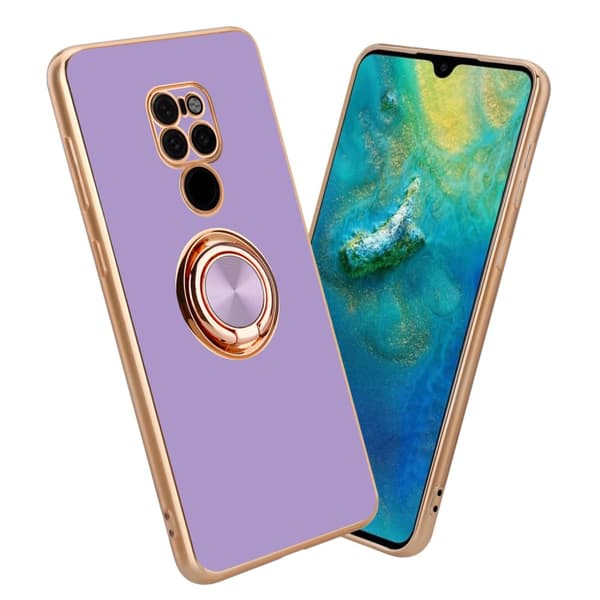 Huawei MATE 20 Suojakuori Suojakotelo valmistettu joustavasta TPU silikonista jossa on kameran suojaus ja magneettinen autoteline