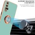 Miniatyrbilde 8 av 8: Deksel til Honor 20 / 20S / Huawei NOVA 5T med ring Etui av fleksibel TPU-silikon, med kamerabeskyttelse magnetisk bilholder