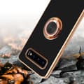 Miniatyrbilde 11 av 11: Deksel til Samsung Galaxy S10 PLUS med ring Etui av fleksibel TPU-silikon, med kamerabeskyttelse magnetisk bilholder