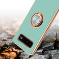 Miniatyrbilde 11 av 11: Deksel til Samsung Galaxy S10 PLUS med ring Etui av fleksibel TPU-silikon, med kamerabeskyttelse magnetisk bilholder