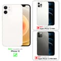 Miniatyrbild 2 av 8: iPhone 12 Fodral Skal Case Cover av flexibelt TPU-silikon Bobilskydd