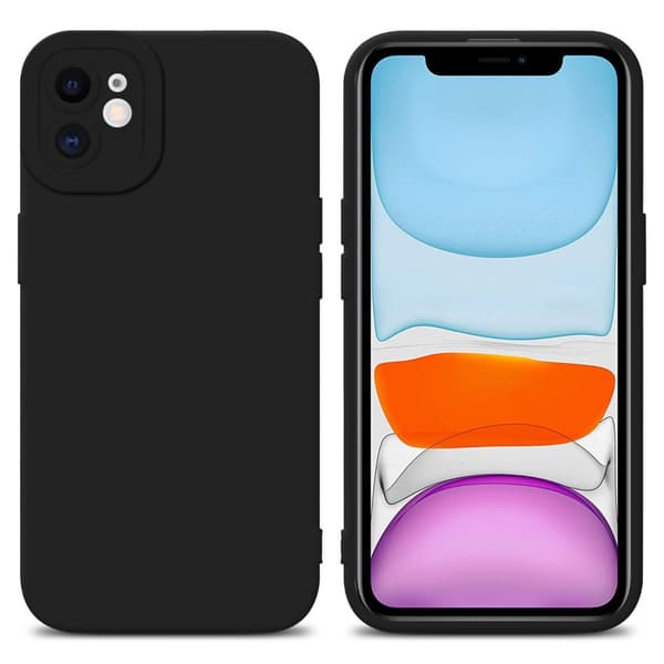 Deksel til iPhone 12 LIQUID SVART