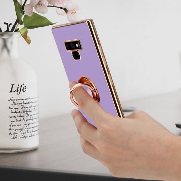 Samsung Galaxy NOTE 9 Suojakuori Suojakotelo valmistettu joustavasta TPU silikonista jossa on kameran suojaus ja magneettinen autoteline