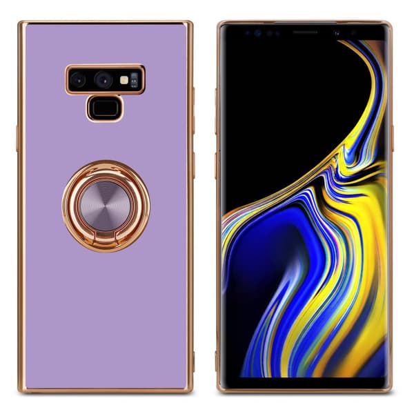 Samsung Galaxy NOTE 9 Suojakuori Suojakotelo valmistettu joustavasta TPU silikonista jossa on kameran suojaus ja magneettinen autoteline