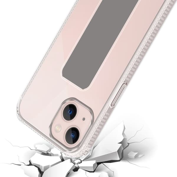 iPhone 13 Skal Fodral Mobilskydd Skyddsfodral Case Cover av flexibelt TPU-silikon med hållare och stativfunktion