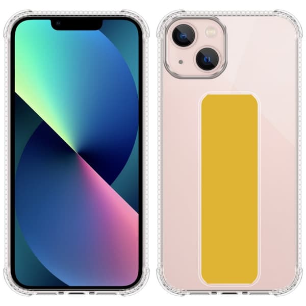 iPhone 13 Skal Fodral Mobilskydd Skyddsfodral Case Cover av flexibelt TPU-silikon med hållare och stativfunktion