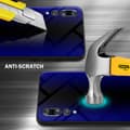 Miniatyrbild 3 av 7: Huawei P20 PRO / P20 PLUS Skal Fodral Case Cover Randigt utseende i TPU-silikon och baksida i härdat glas Skyddsfodral