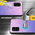 Pikkukuva 3 / 7: Samsung Galaxy A71 5G Suojakuori Suojakotelo Kaksivärinen joka on valmistettu TPU-silikonista ja jonka takaosa on valmistettu karkaistusta lasista