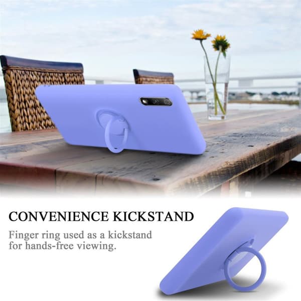 Honor 9X Skal Fodral Mobilskydd av flexibelt TPU-silikon med ring Skyddsfodral Case Cover