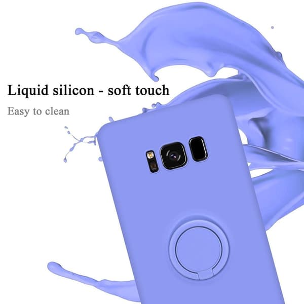Samsung Galaxy S8 PLUS Suojakotelo Suojakuori joustavasta TPU-silikonista jossa on rengas