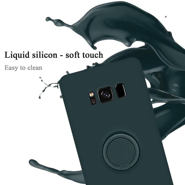 Samsung Galaxy S8 PLUS Suojakotelo Suojakuori joustavasta TPU-silikonista jossa on rengas