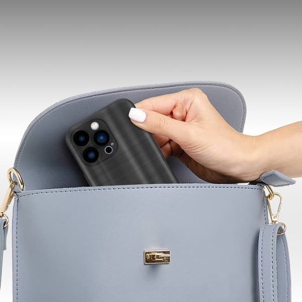 iPhone 13 PRO Skal Fodral Case Cover Mobilskydd av flexibelt TPU-silikon i borstad design