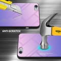 Pikkukuva 3 / 7: iPhone 6 PLUS / 6S PLUS Suojakuori Suojakotelo Kaksivärinen joka on valmistettu TPU-silikonista ja jonka takaosa on valmistettu karkaistusta lasista