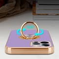 Miniatyrbilde 6 av 8: Deksel til iPhone 12 PRO MAX med ring Etui av fleksibel TPU-silikon, med kamerabeskyttelse magnetisk bilholder