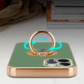 Miniatyrbilde 6 av 8: Deksel til iPhone 12 PRO MAX med ring Etui av fleksibel TPU-silikon, med kamerabeskyttelse magnetisk bilholder