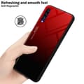 Miniatyrbild 6 av 7: Samsung Galaxy A50 4G / A50s / A30s Skal Fodral i två färger av TPU-silikon och baksida av härdat glas Case Cover Mobilskydd