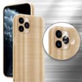 Miniatyrbild 8 av 8: iPhone 11 PRO Skal Fodral Case Cover Mobilskydd av flexibelt TPU-silikon i borstad design